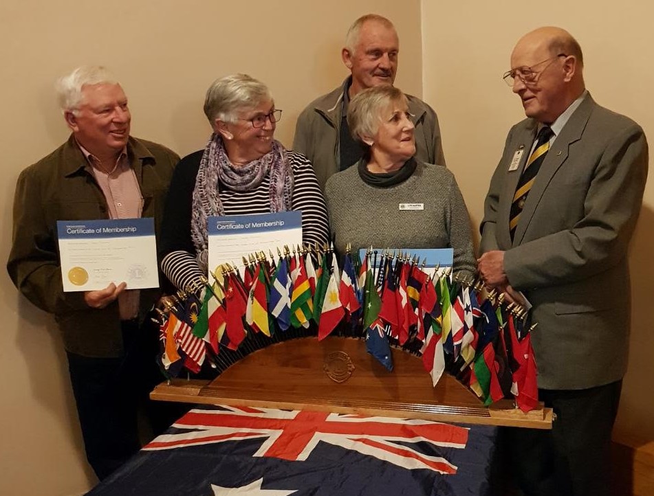 New members - Onkaparinga Lions Club